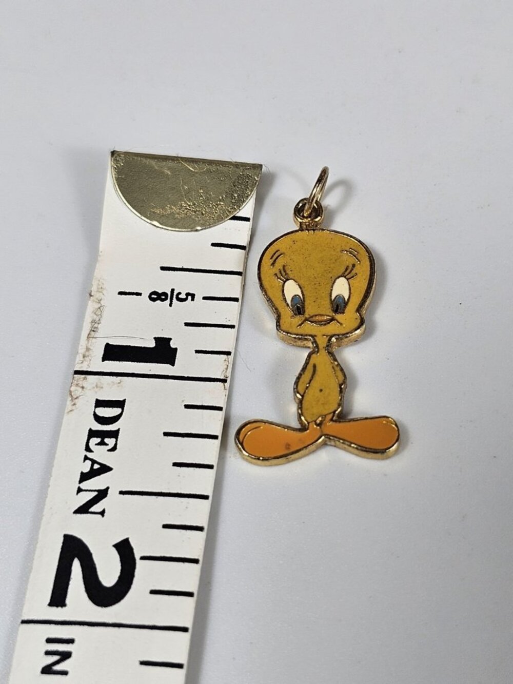 Vintage 1994 Tweety Bird Earrings & Pendant Set Warner Bros Looney Tunes Jewelry - Picture 4 of 5